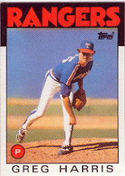 1986 Topps Baseball Cards      586     Greg Harris